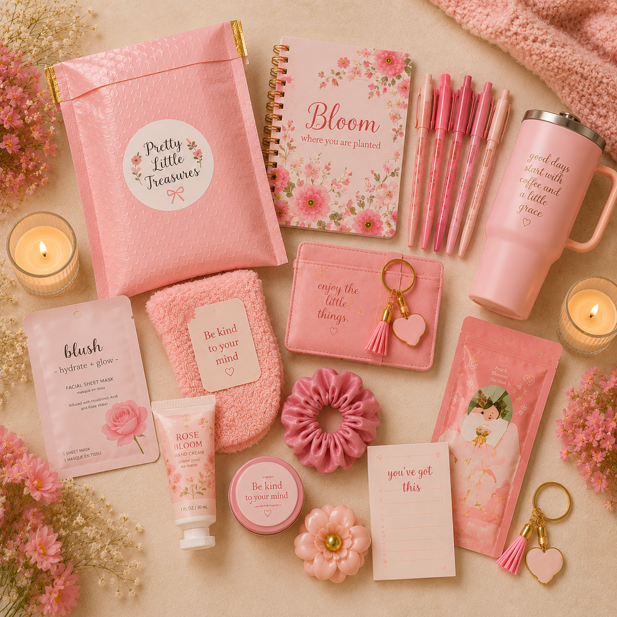 🌸 Blush Bloom – Hidden Treasure