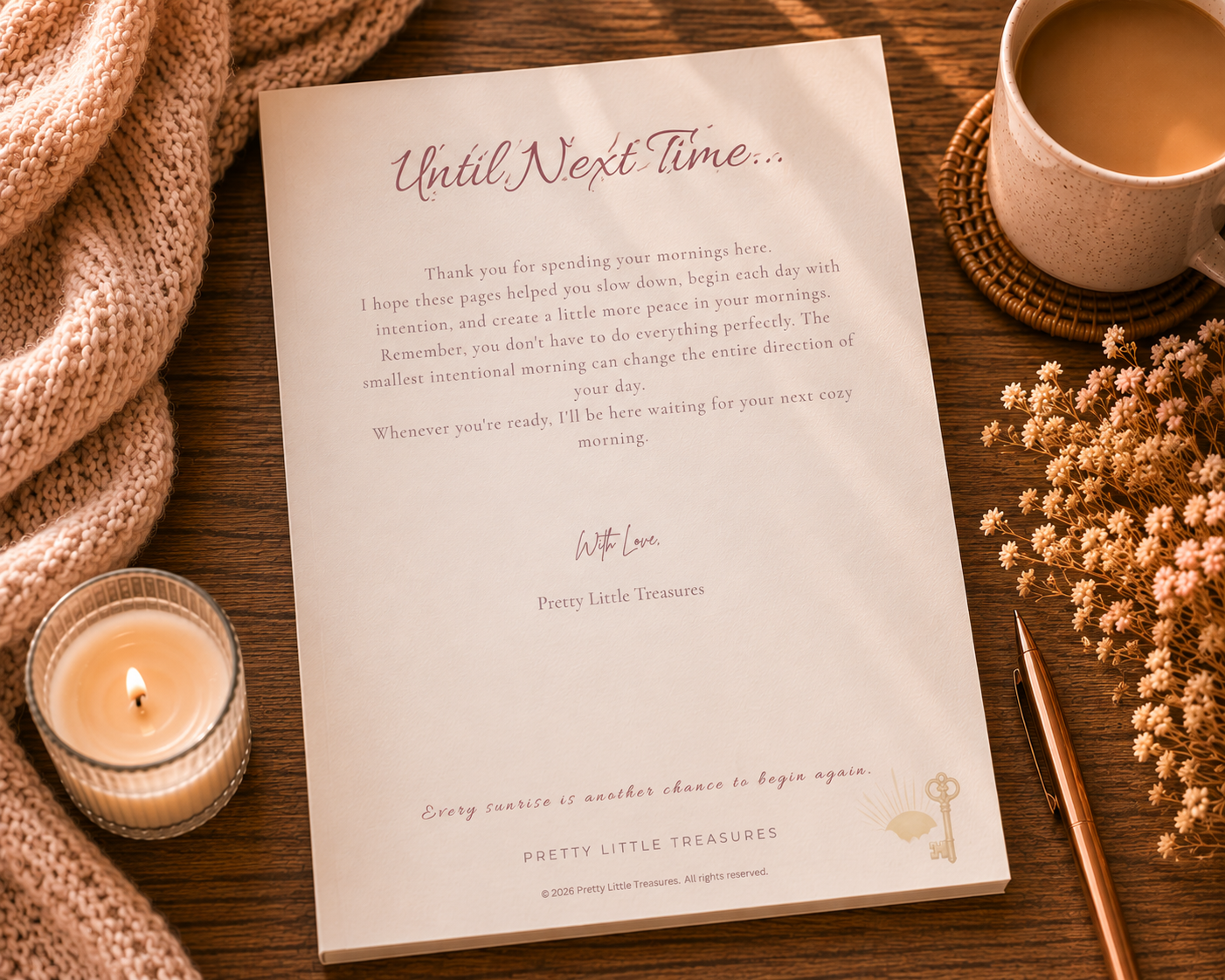 A Cozy Little Morning | 30-Day Guided Morning Journal