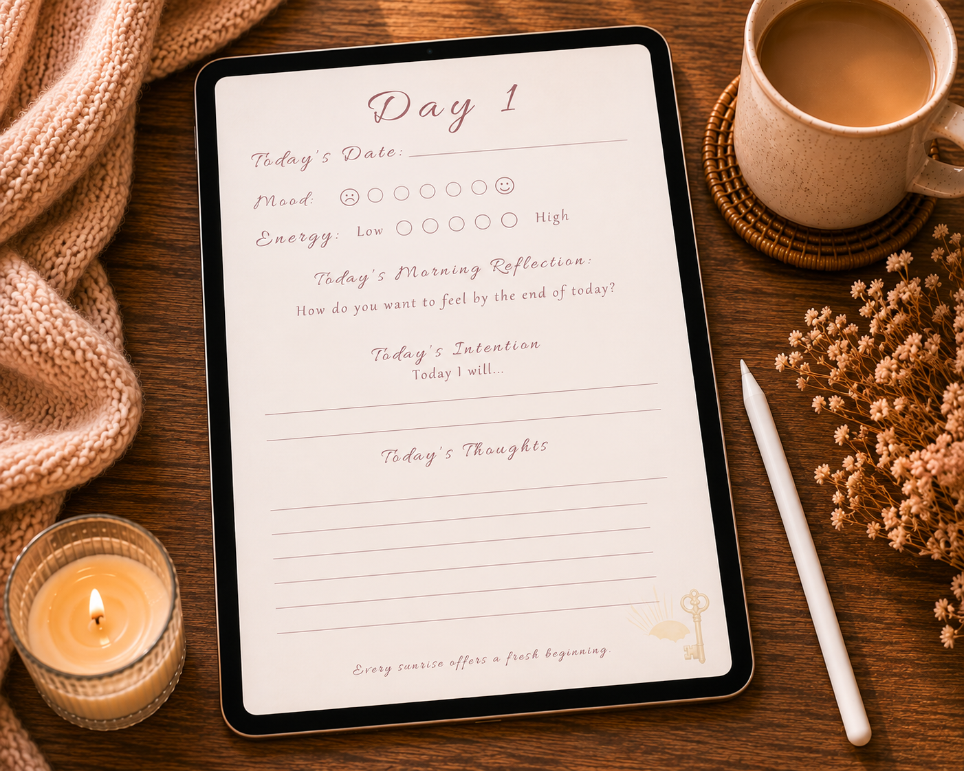 A Cozy Little Morning | 30-Day Guided Morning Journal
