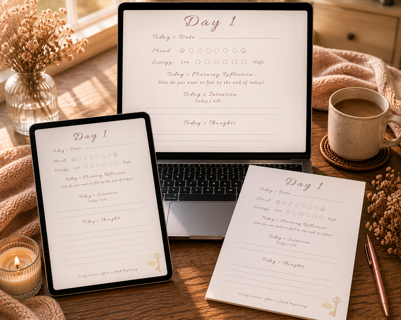 A Cozy Little Morning | 30-Day Guided Morning Journal